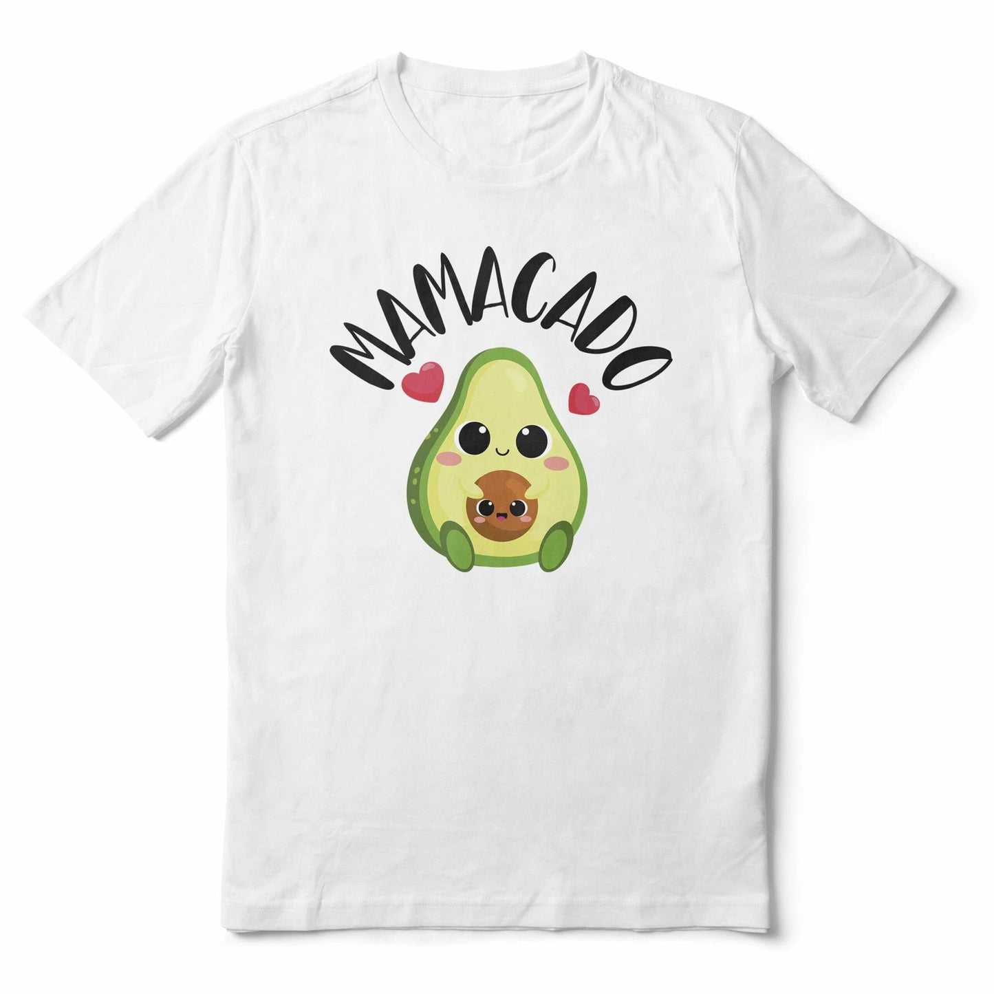 Mamacado - Cute Funny Mums Top For Her - White Adult T-shirt (SM-3XL)