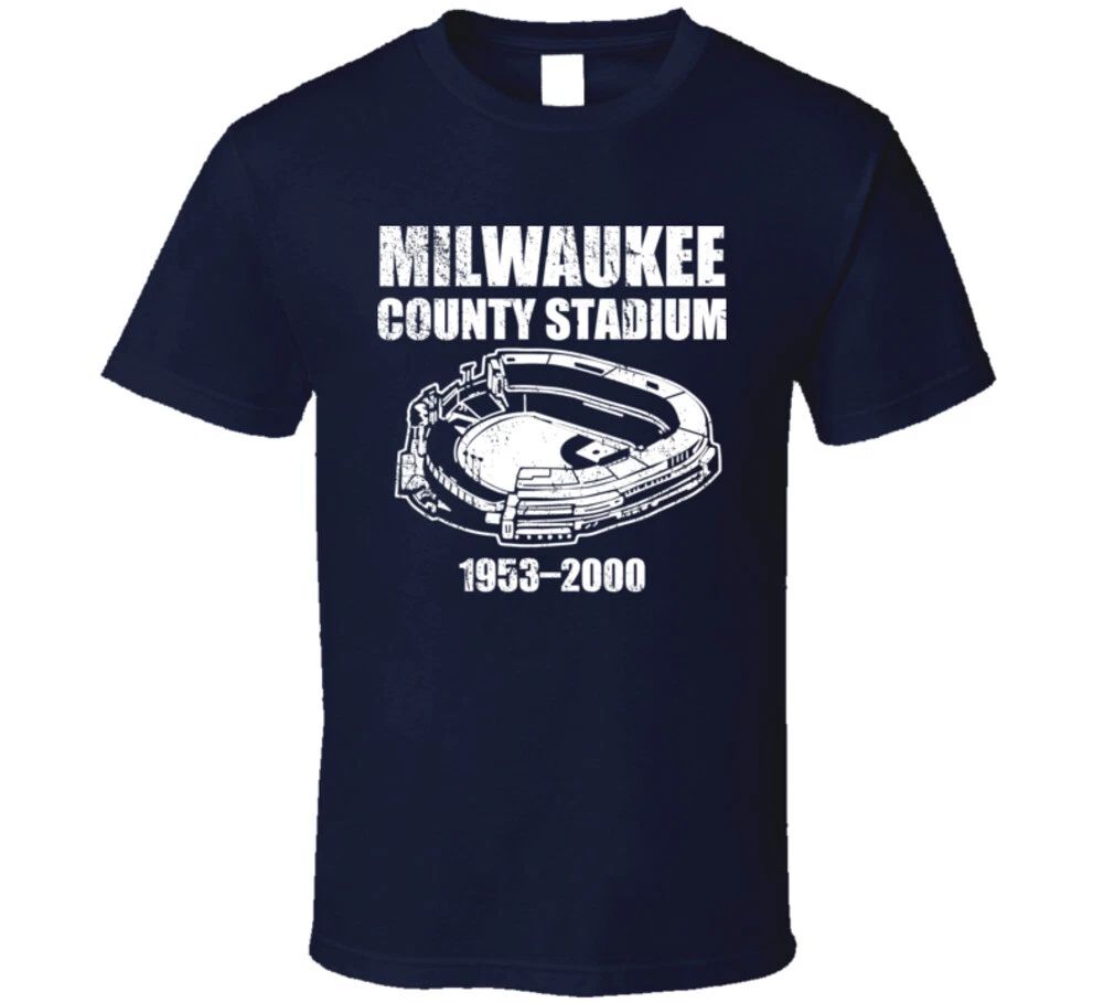 Milwaukee County Stadium Distressed T Shirt