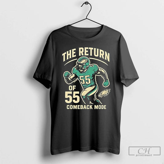 Classic The Return Of 55 Brandon Graham Comeback Mode T Shirts