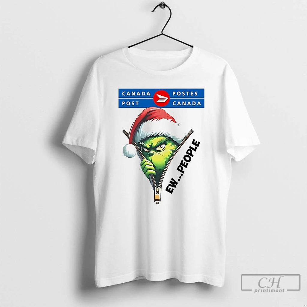 Classic Grinch Canada Post Ew People Christmas T Shirts