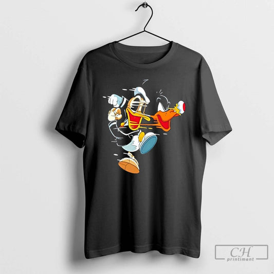 Classic Donald Duck Skull Halloween T Shirts