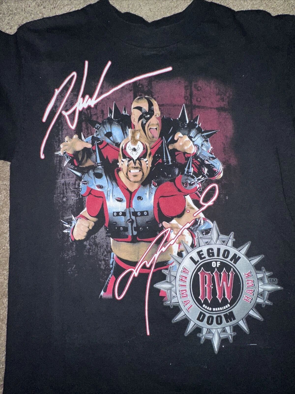 Vtg Legion of Doom Road Warriors Animal Hawk 1997 Men's T-Shirt
