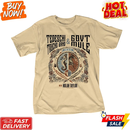 Tedeschi Trucks Band Inspired Tee 2025 Tour Gift Tribute Fan Sand T-Shirt S-5XL