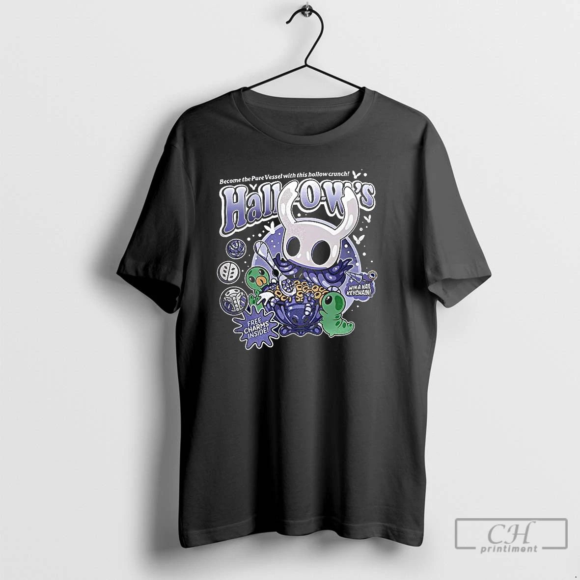 Premium Hallow Cereal Hollow Knight Free Charms Inside Win A Nail Key Chain T Shirts