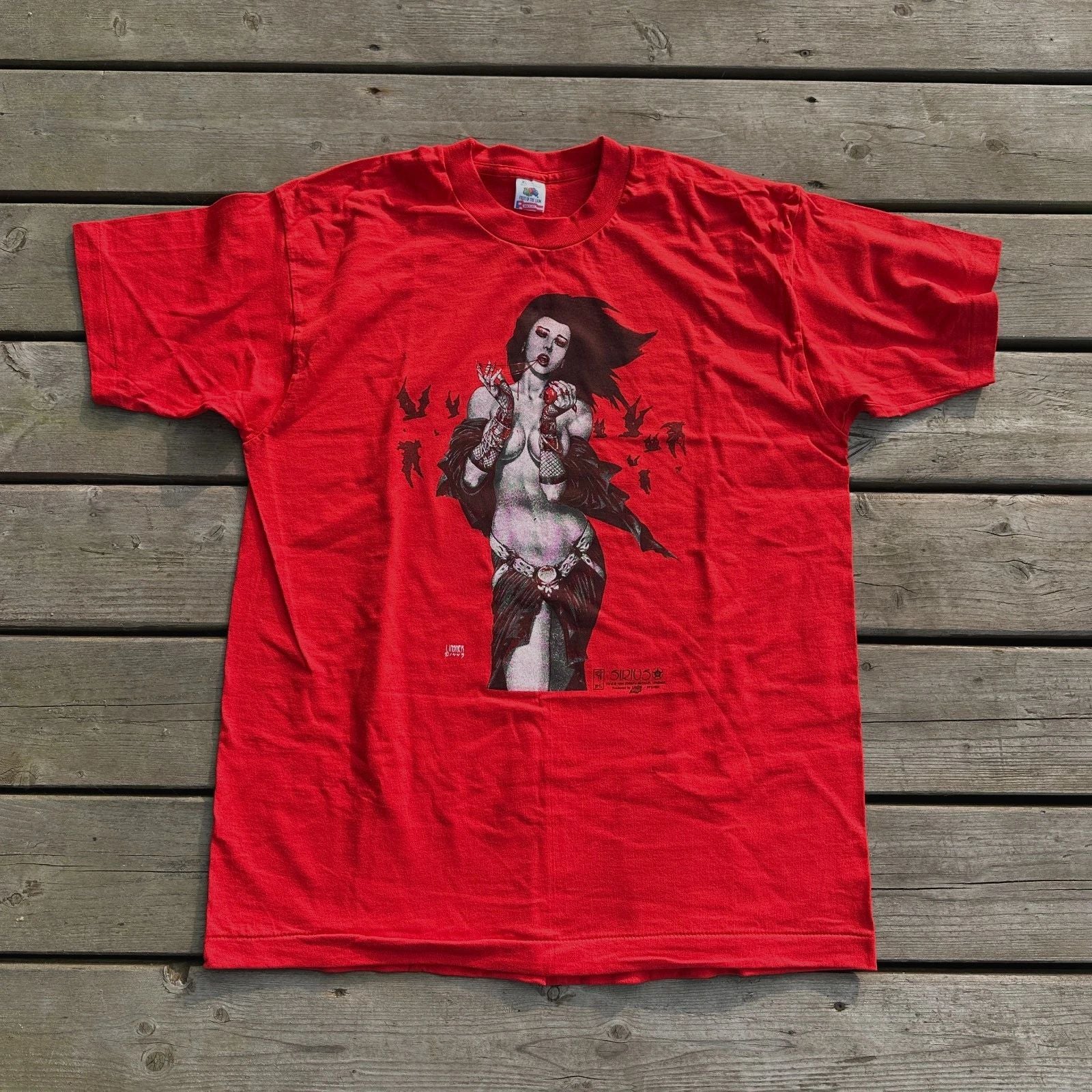 deadstock 1994 Dark Fantasies by Joseph Michael Linsner vintage tshirt rare