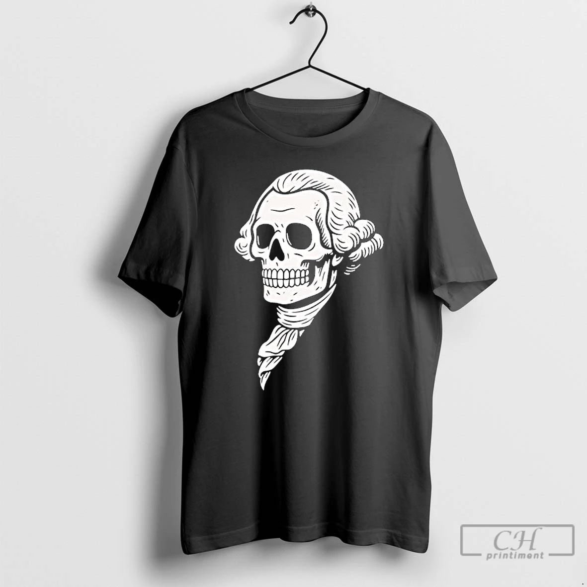 Premium Poor Richard Monogram Skull Logo T Shirts