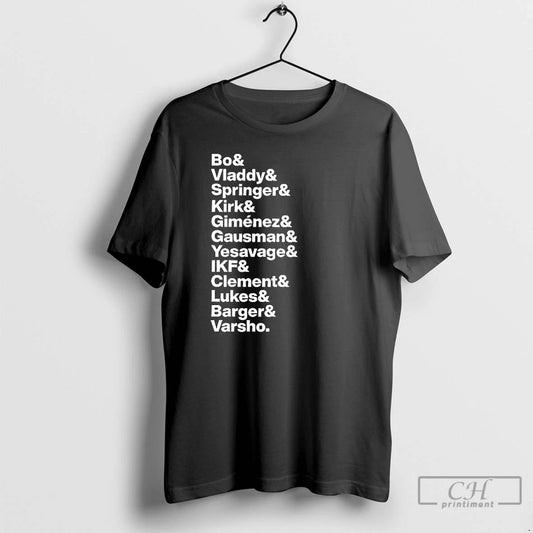 Classic Bo Vladdy Springer Kirk And Gimenez T Shirts