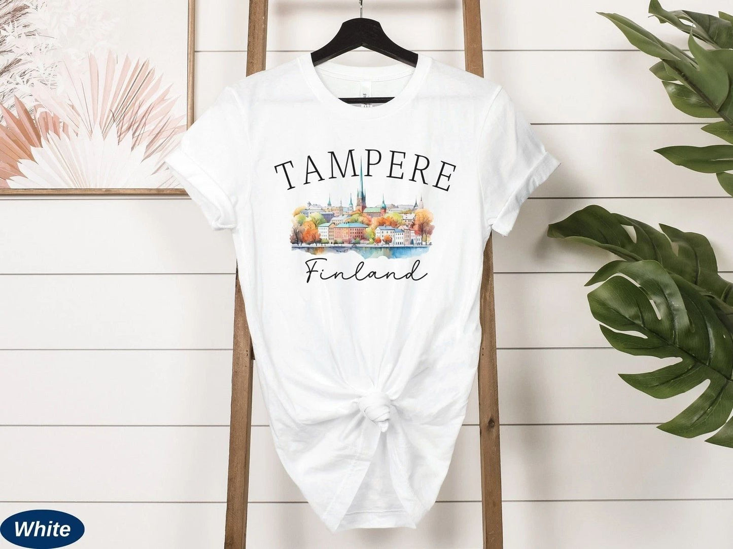 Tampere T-Shirt Travel Gift for  Finland Trip Lovers Souvenir Tee