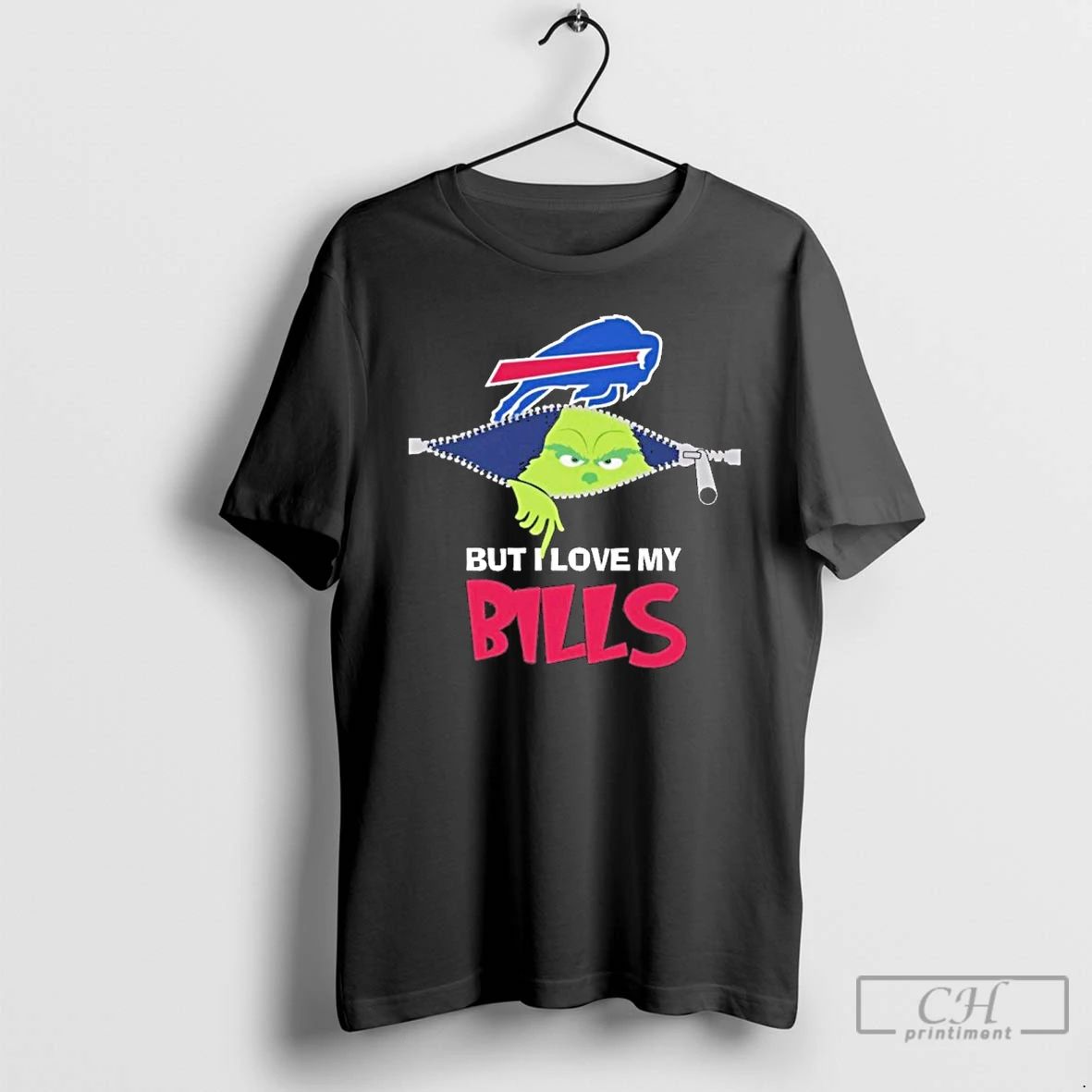 Classic The Grinch But I Love My Bills Logo T Shirts