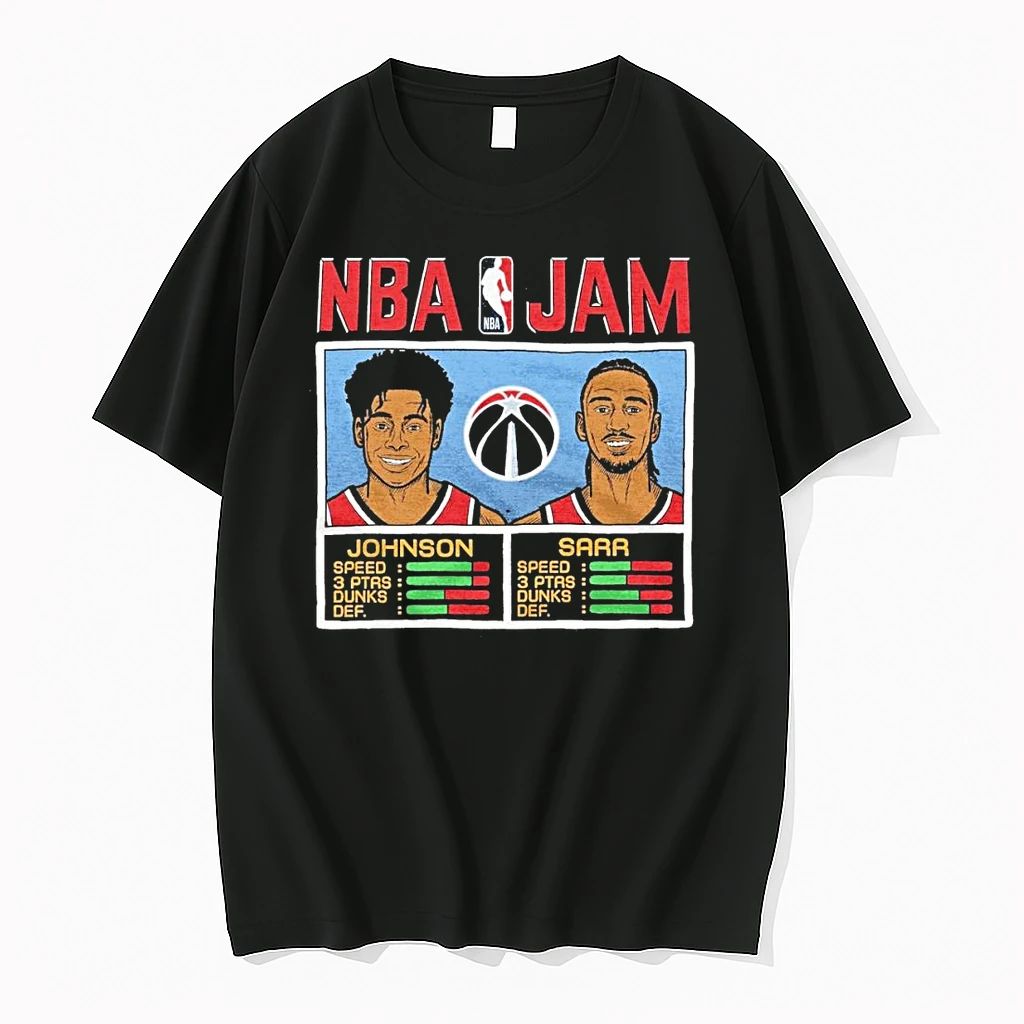 Nba Jam Wizards Aj Johnson And Alex Sarr Tshirts Sweater