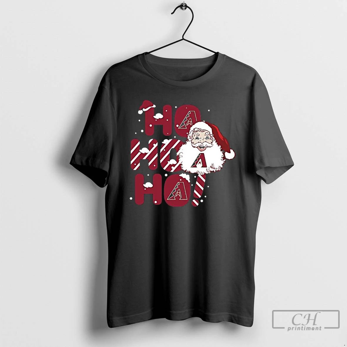 Premium 2025 Arizona Diamondbacks Christmas Santa Ho Ho Ho T Shirts