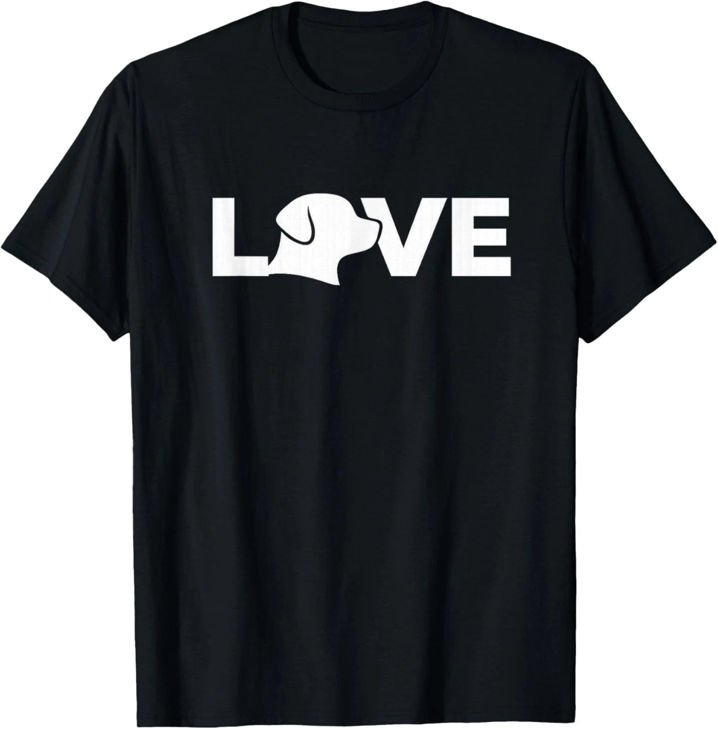 Love Dog Silhouette Shirt – Cute Pet Lover Valentine Tee T-Shirt