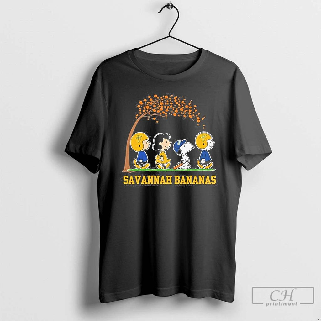 Classic The Peanuts Love Fall Savannah Bananas T Shirts