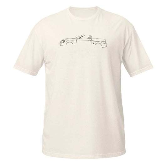 Comfy T-Shirt For Ford Mustang GT Convertible 2002 Car Lovers Birthday Gift Tee