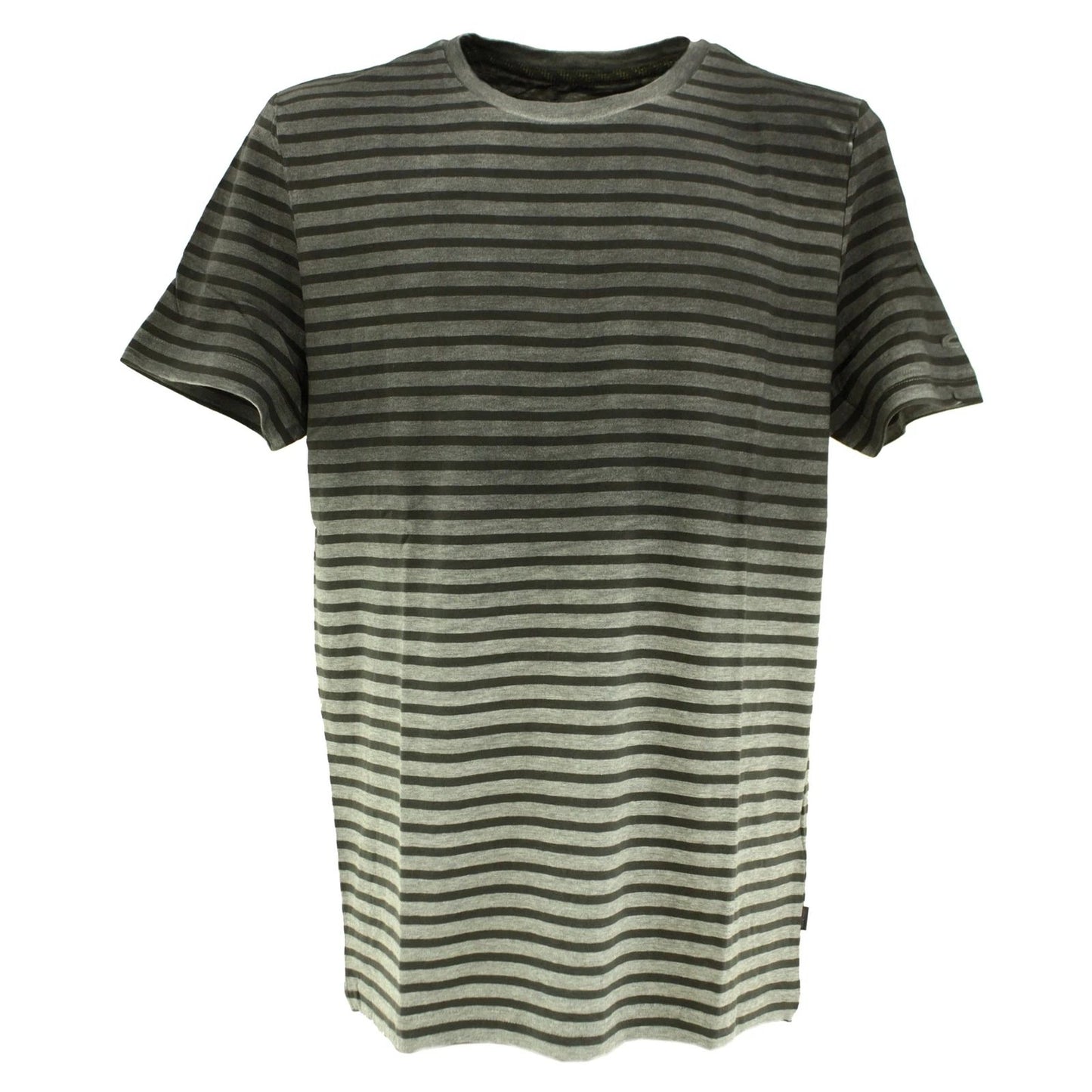 CAMEL ACTIVE Mens Short Sleeve Crew Neck T-Shirt Black Gray Gradient 28091