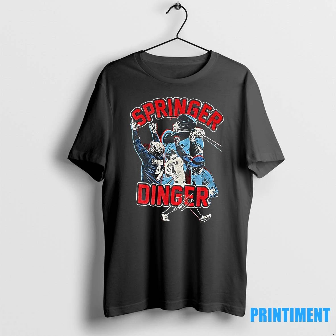 Springer Dinger George Springer Toronto Blue Jays Baseball Signature Graphic Tshirts Sweater