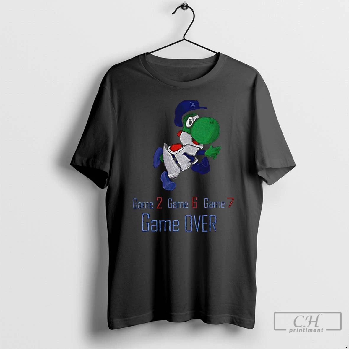 Premium Yoshi Game Over Game 2 Game 6 Game 7 Los Angeles Dodgers Mlb Baseball