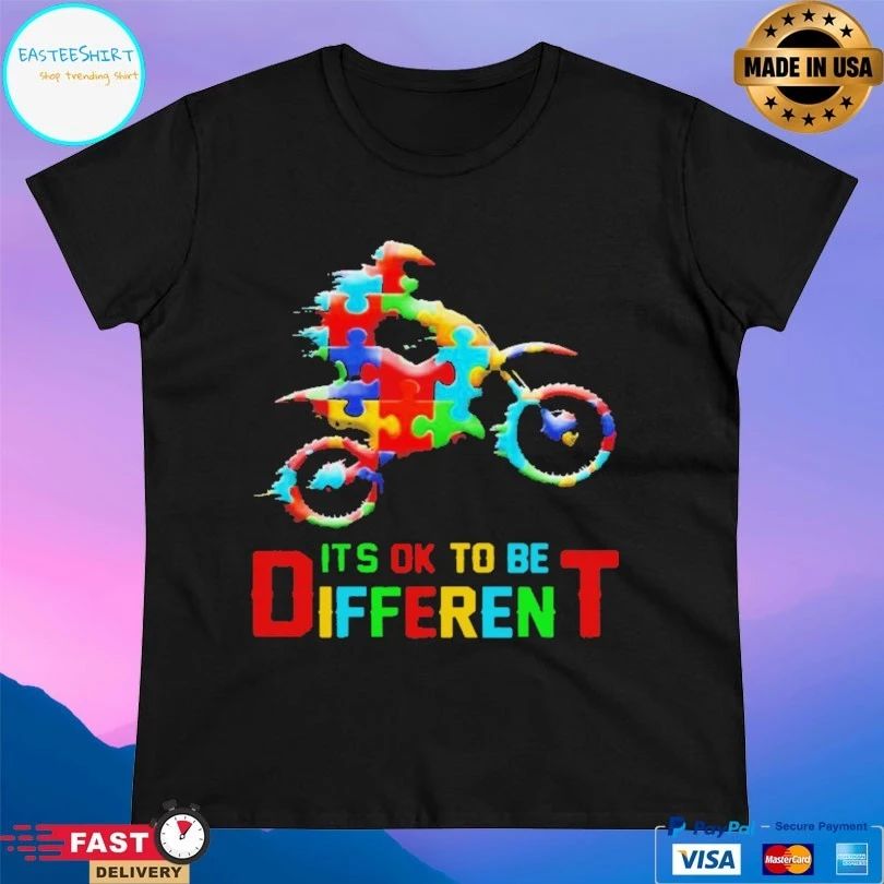 Rider It’s Ok To Be Different Autism T-shirt