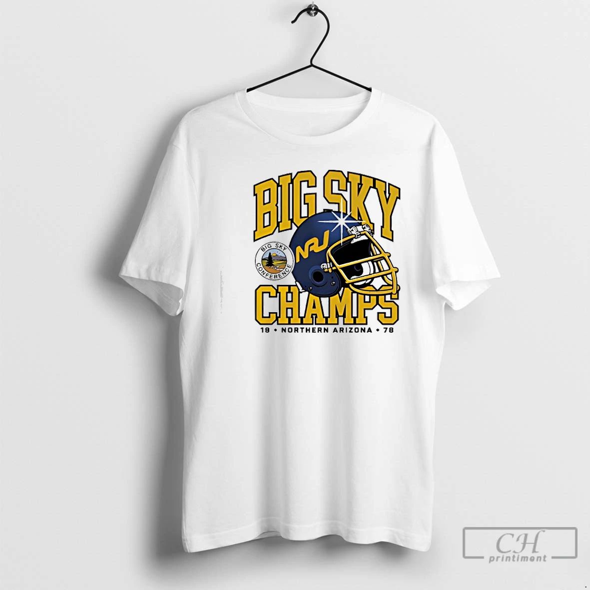 Premium Northern Arizona Football 1978 Big Sky Champs T Shirts