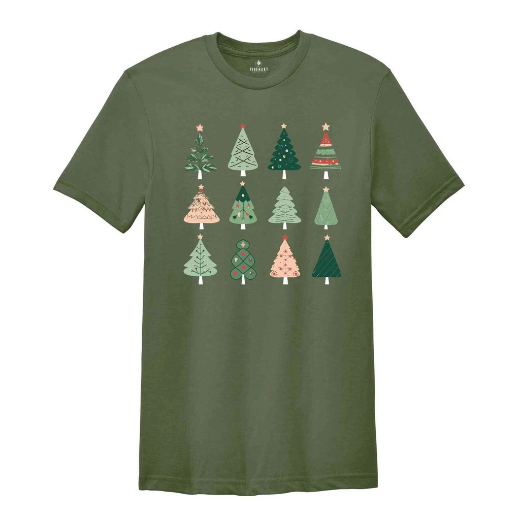 Christmas Trees Shirt, Christmas Shirt, Christmas Gifts, Cute Christmas Tee, Chr