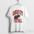 Classic Kansas City Football Natural Street Graphic Vintage T Shirts