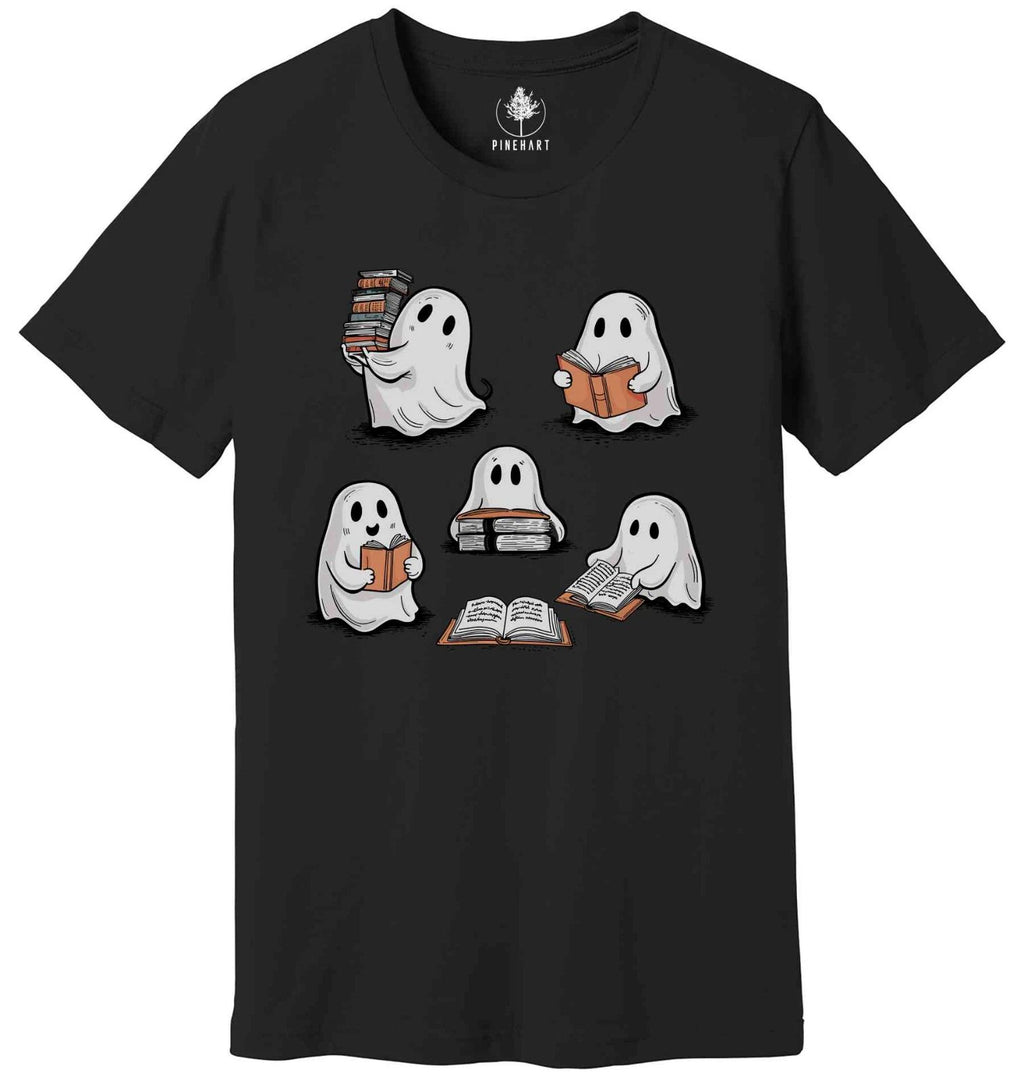 Ghost Reading Shirt, Cute Librarian Shirt, Teacher Halloween Shirt