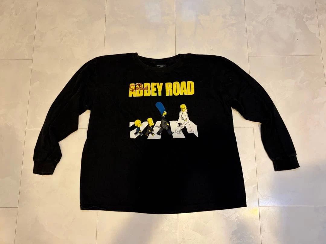 Abbey Road Long Sleeve T-Shirt Black
