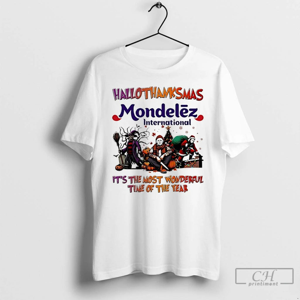 Halloween Movies Mondelez International Hallothanksmas Its The Most Wonderful Time Of The Year T Shirts