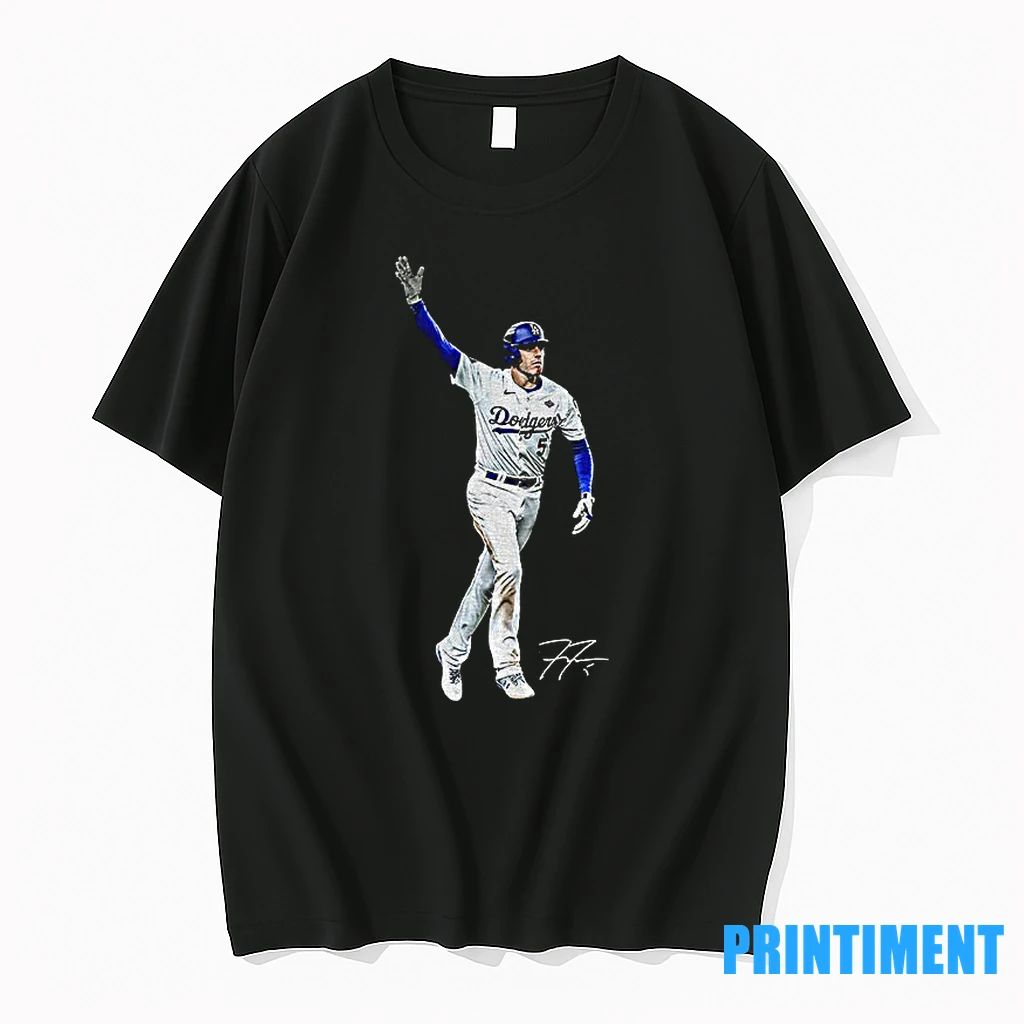 Freddie Freeman Posing Los Angeles Dodgers Walk Off Baseball Mlb Signature Tshirts Sweater