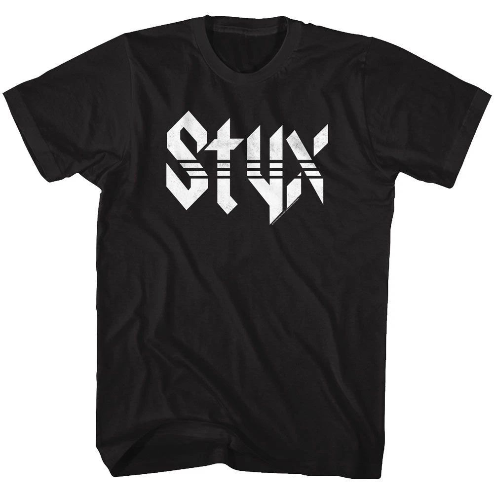Styx Wht Logo Music Shirt