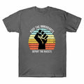 Sleeve Men's The Keep T-Shirt Racists Tee Deport Short The Immigrants Vintage