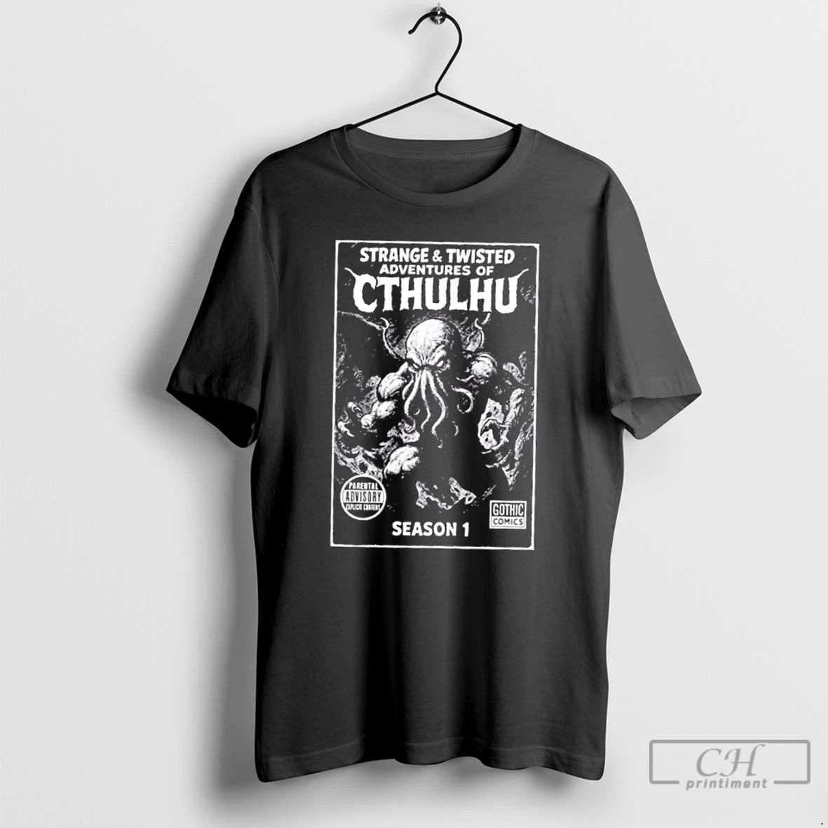Classic Adventures Of Cthulhu Horror Comic T Shirts