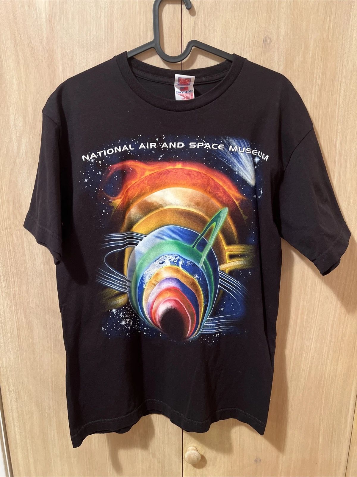 VTG National Air and Space Museum Double Sided Graphic Shirt - Mens Medium