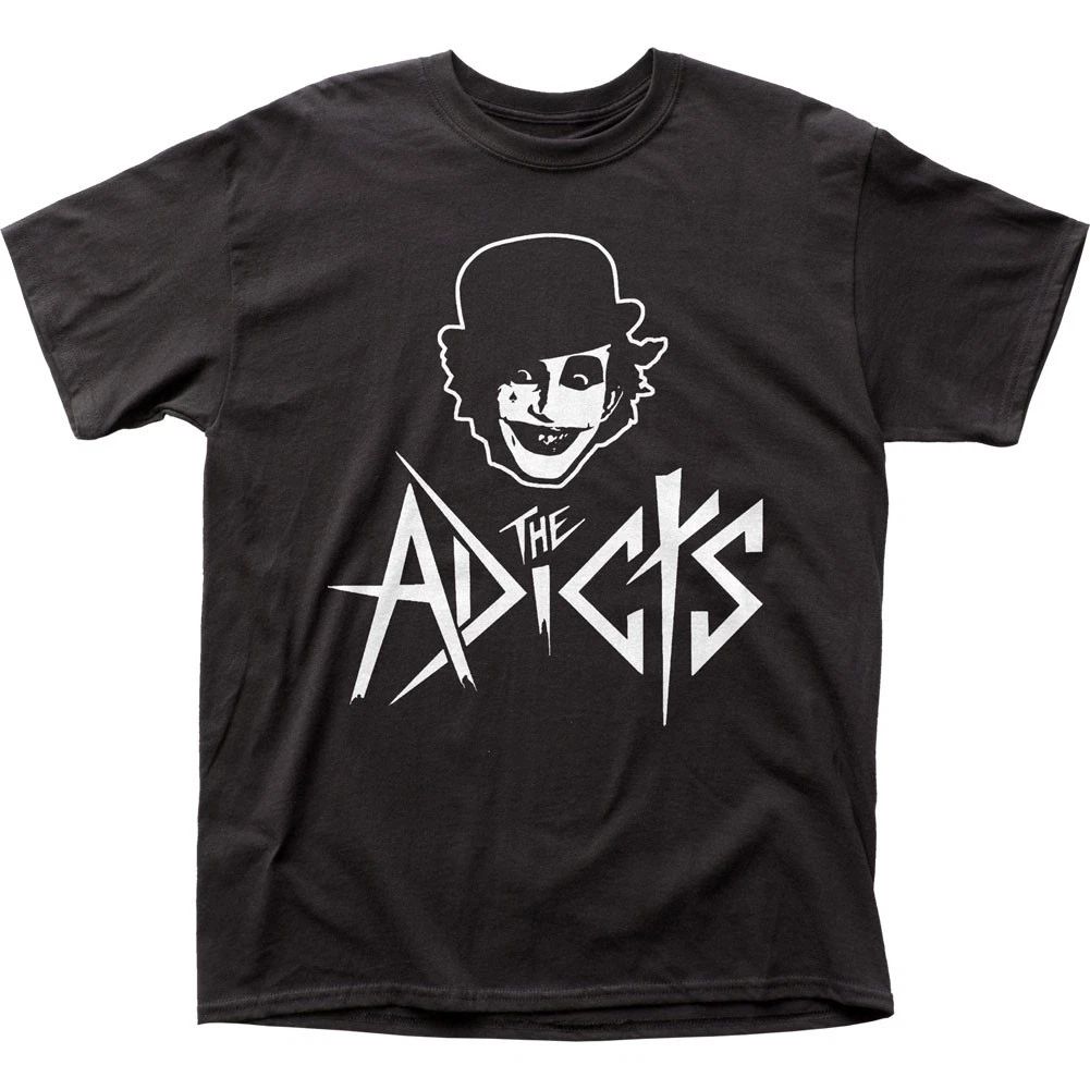 The Adicts Monkey Mens T Shirt Music Classic Concert Rock Band Tee New Black