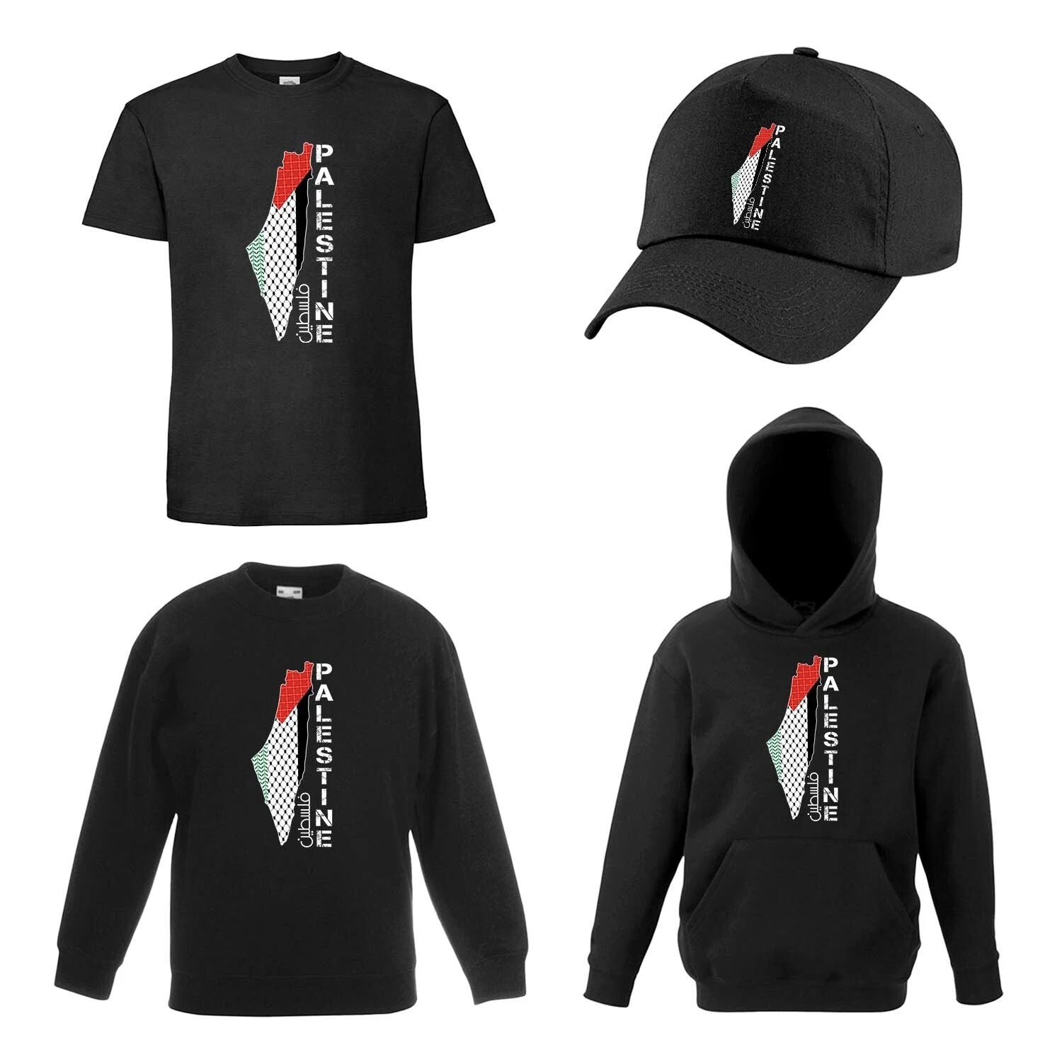 PL-9 Palestine T-SHIRT Sweatshirt Baseball Hat Hoodie PEACE Free Palestine Shirt