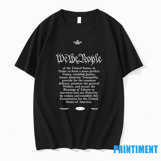 Charlie Kirk We The People Quote Tshirts Sweater