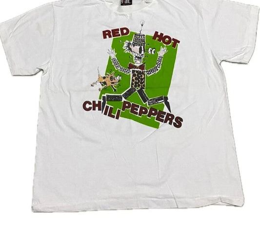 Vintage RED HOT CHILI PEPPERS XL Tour Concert Giant Single STT-shirT