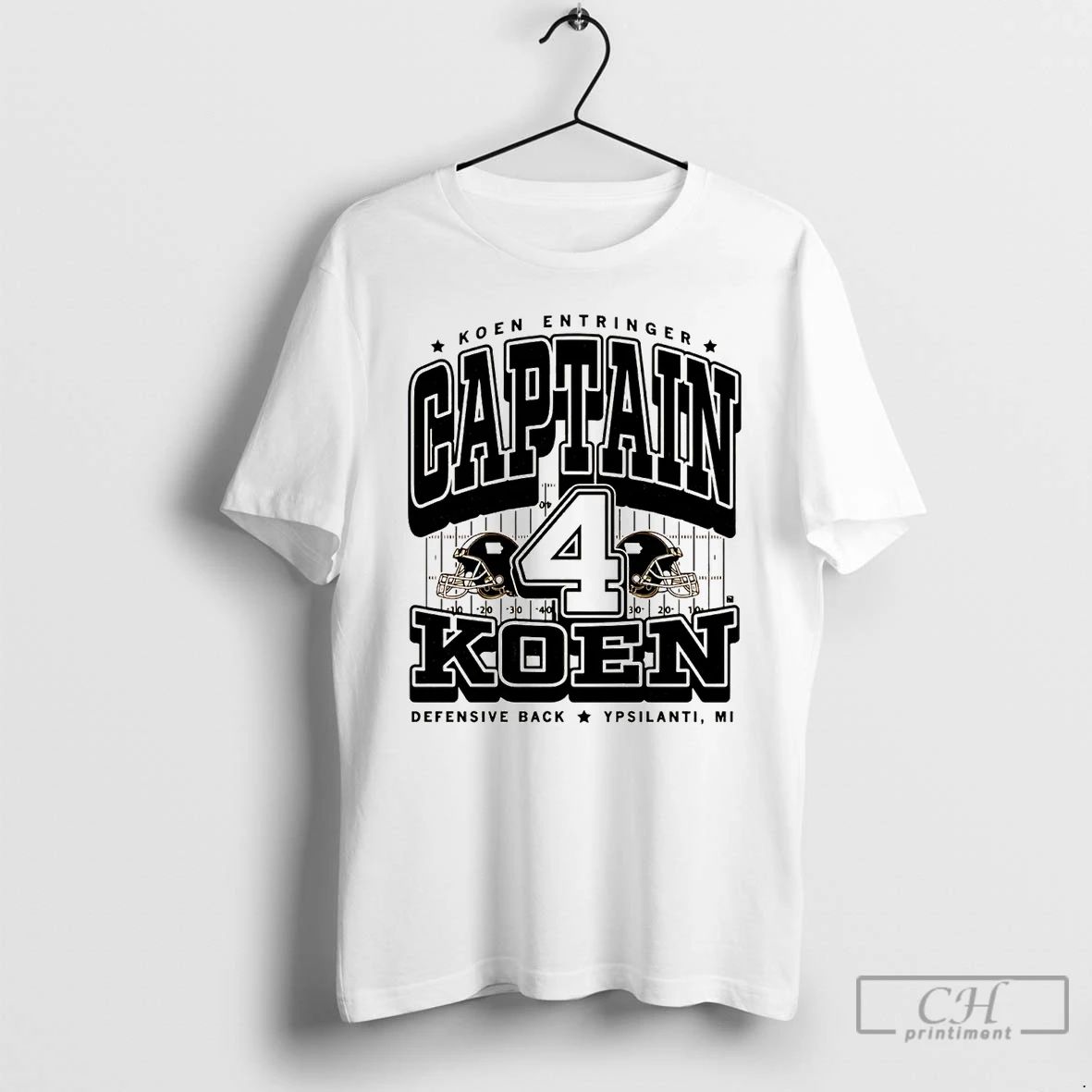 Classic Captain Koen Entringer Defensive Back Iowa Hawkeyes T Shirts