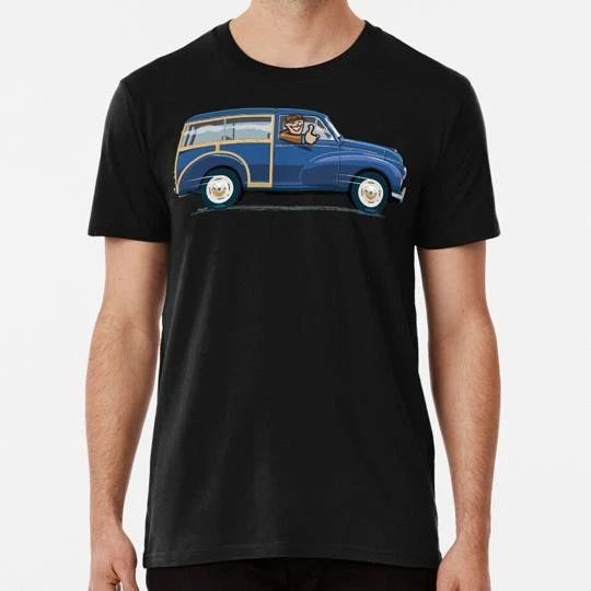 Morris Minor Traveller In Trafalger Blue Size S to 5XL Made in the USA T-Shirt