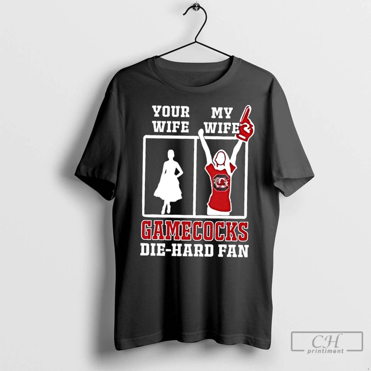 Classic My Wife South Carolina Gamecocks Football Die Hard Fan