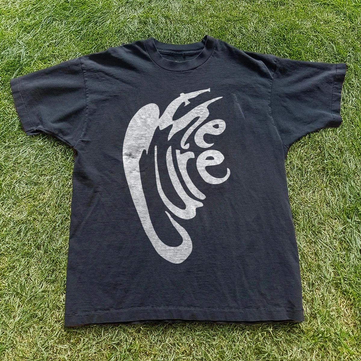 The Cure Rock Band Logo Black T-shirt Size S-5XL