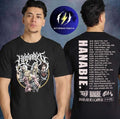 Hanabie Merch North America Tour 2026 Kawaii Animals Harajuku Core T-Shirt