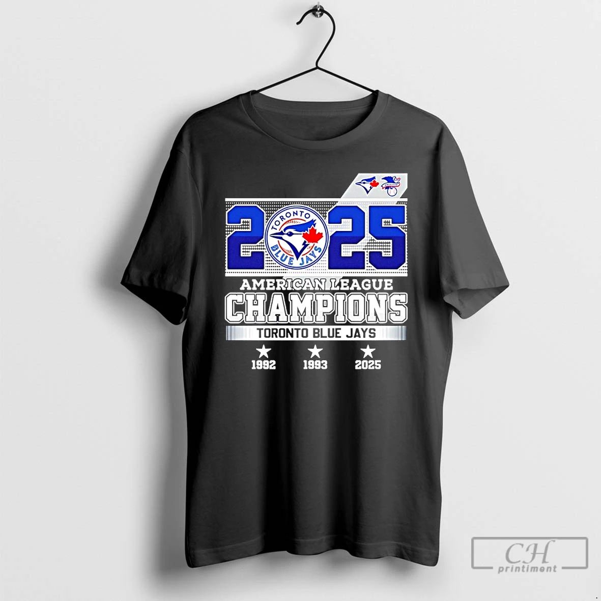 Classic Toronto Blue Jays 2025 American League Champions 3 Time 92 93 25 T Shirts