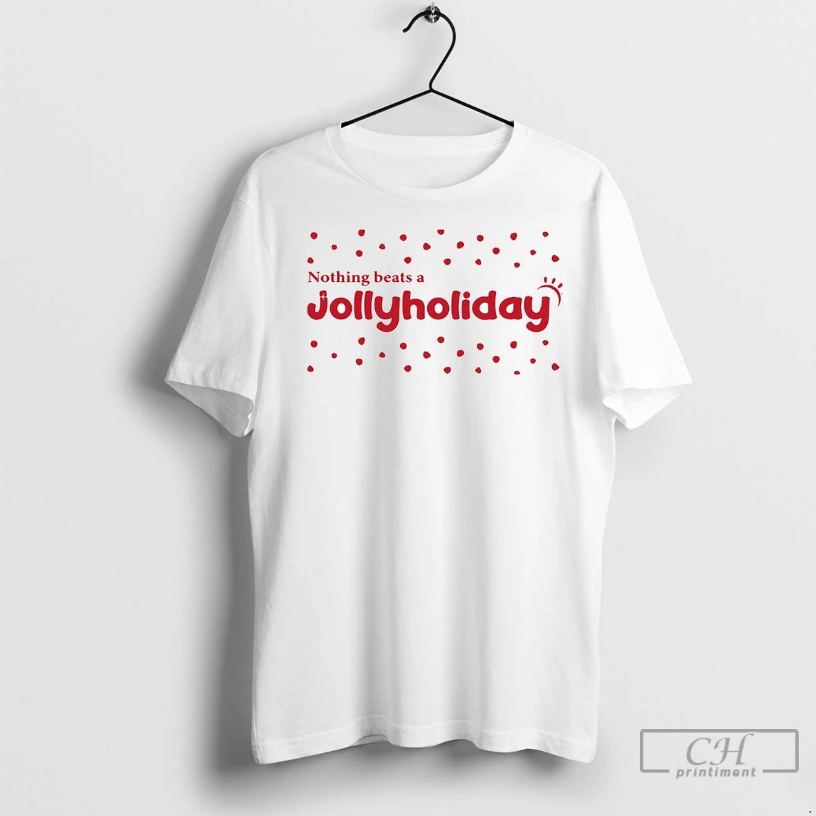 Premium Nothing Beats A Jollyholiday Christmas