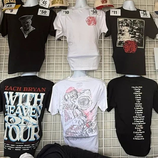 Zach Bryan Tour With Heaven On Tour 2026 Tampa Florida T-Shirt