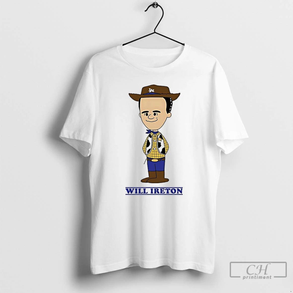 Classic Peanuts X Will Ireton Los Angeles Dodgers Cowboy T Shirts