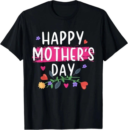 Happy Mothers Day Floral Cute Gift Graphic T shirt
