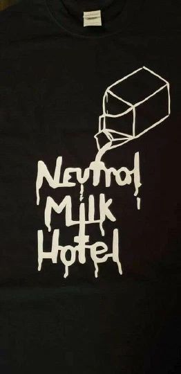 NMH Neutral Milk hotel band T shirt tee music Folk Indie