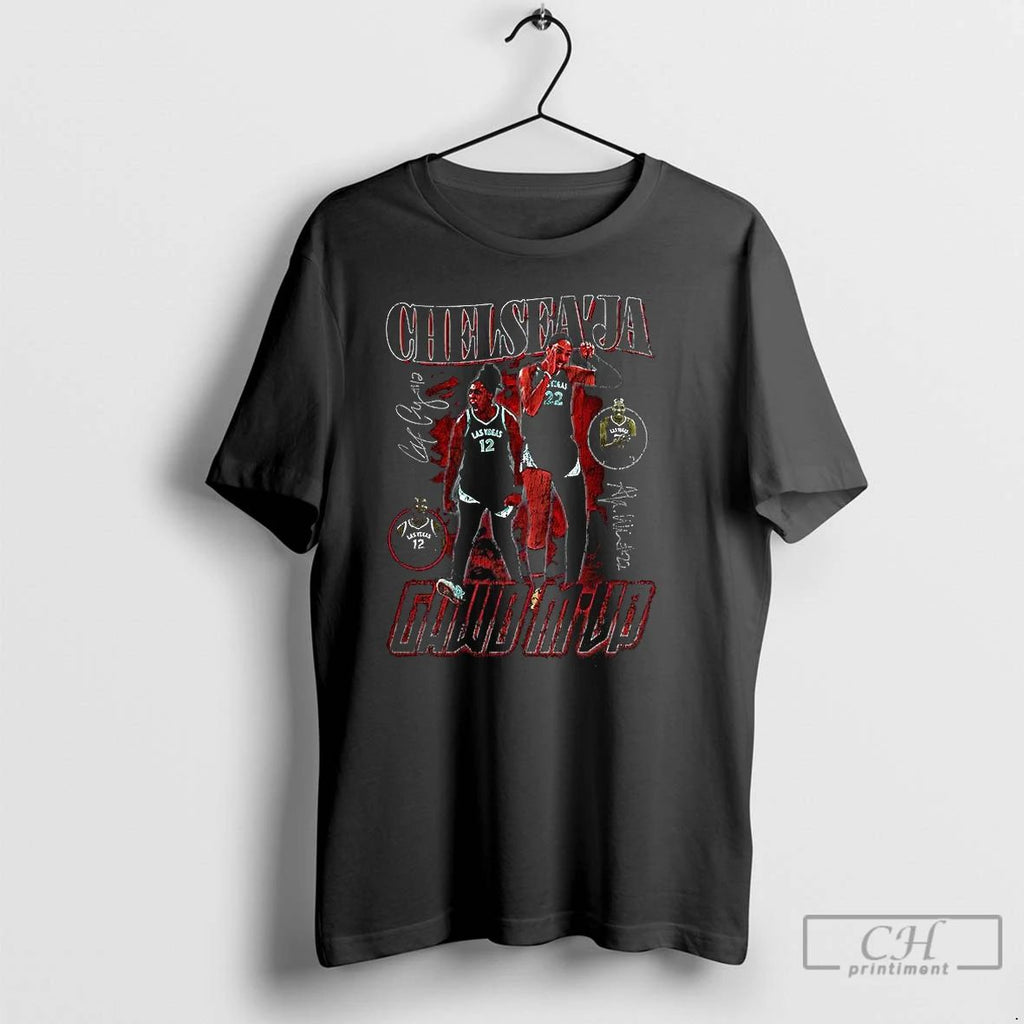 Classic Aja Wilson And Chelsea Gray Las Vegas Aces Basketball Chelsea Ja Gawd Mvp Signature
