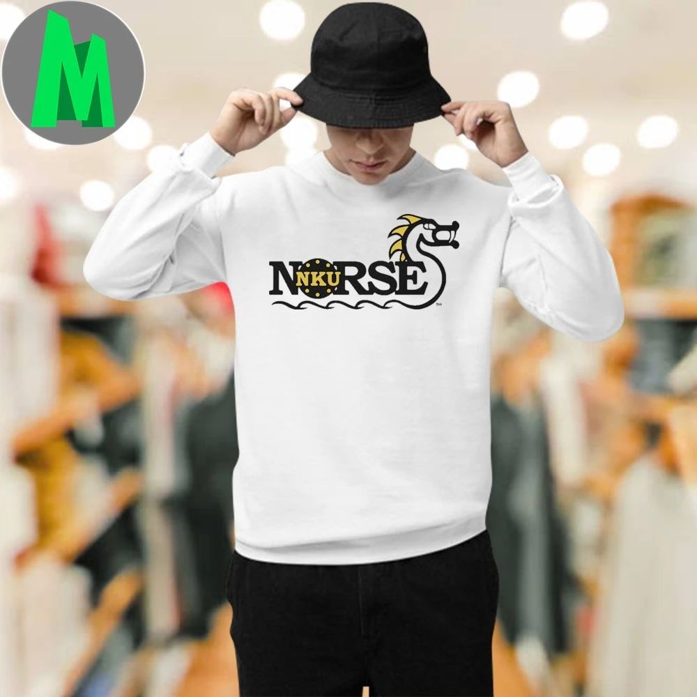 Vintage NKU Norse Logo Shirt